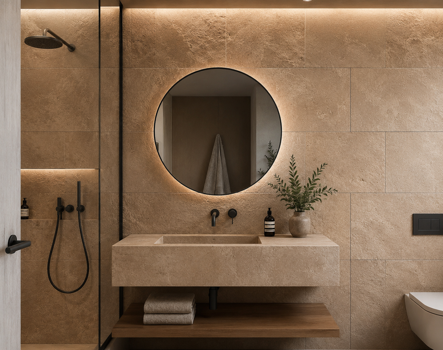 Viaza Beige Rustic used in an architectural application