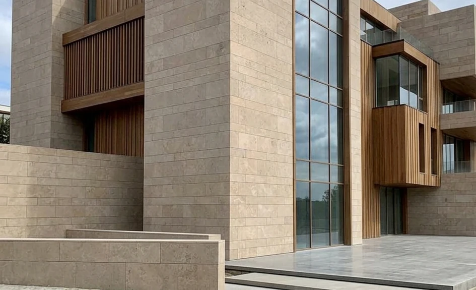 Viaza Stone architectural wall application