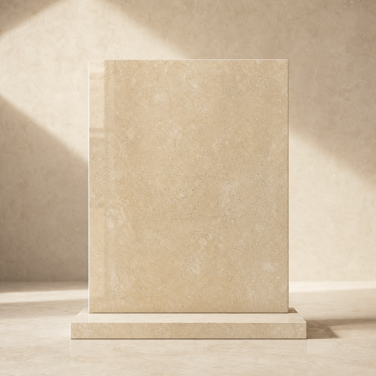 Polished stone finish