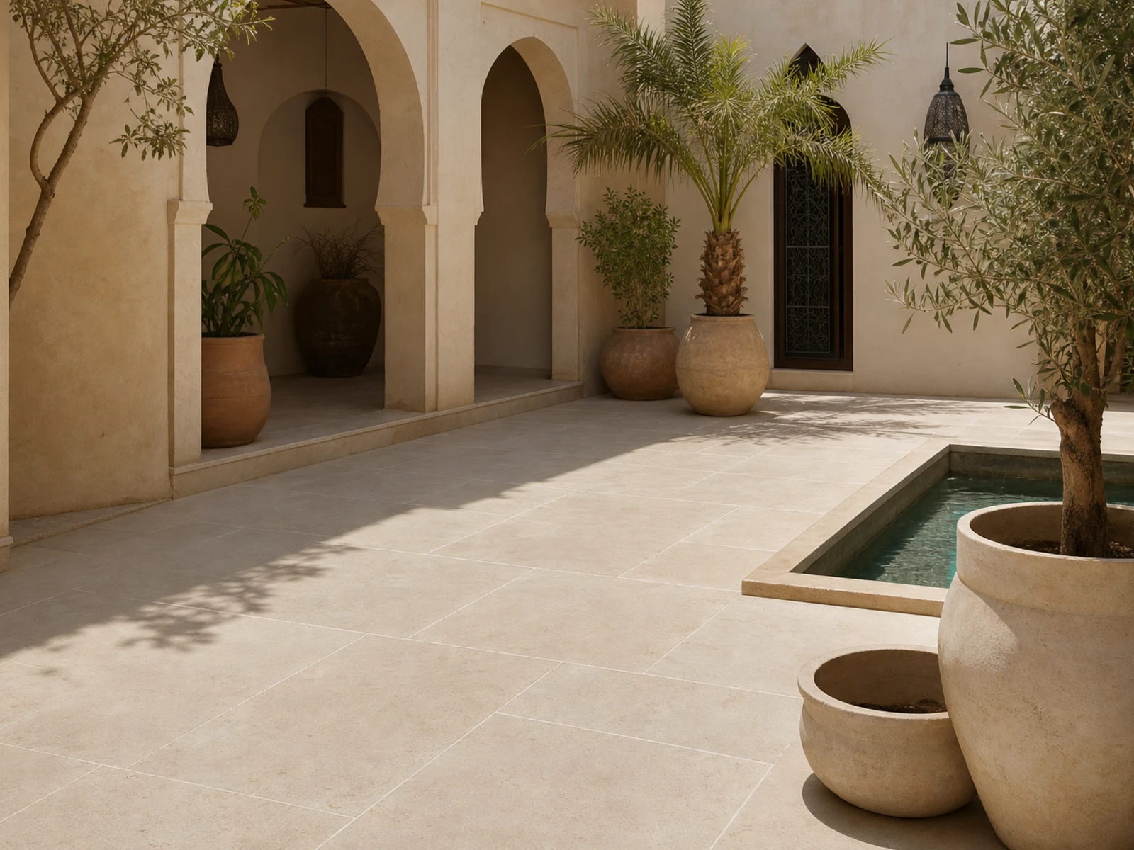 Viaza Beige Atlas-TMR used in an architectural application